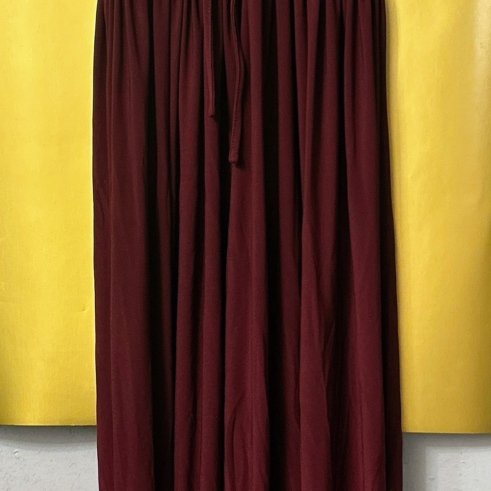Elegant Burgundy Skirt